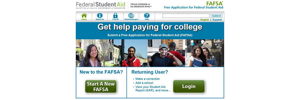 financial aid FAFSA